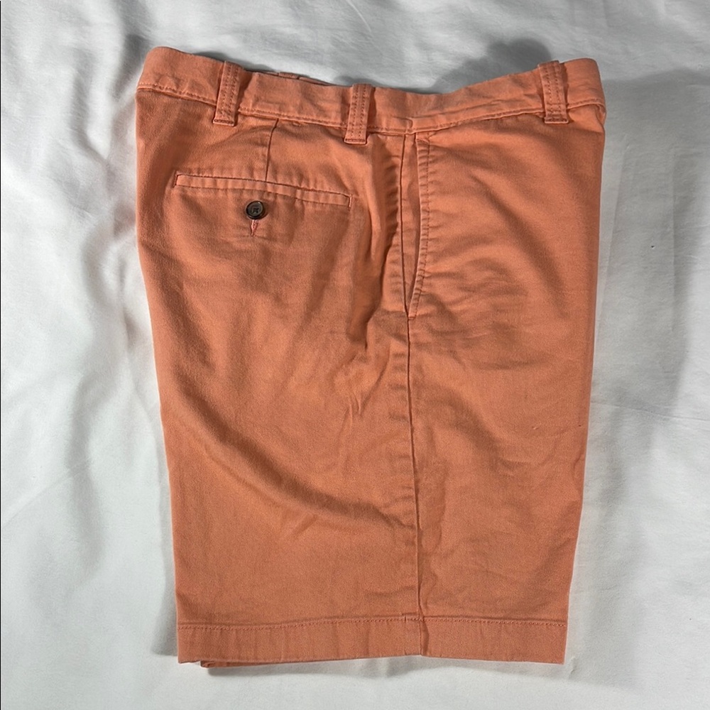 J. Crew Mens Shebert Orange Basic Flat Front 9" I… - image 8